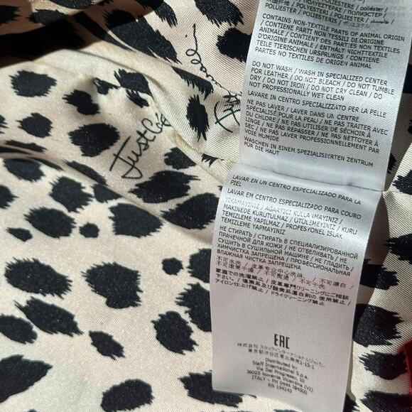 Genuine leather metallic biker jacket - Picture 4 of 4